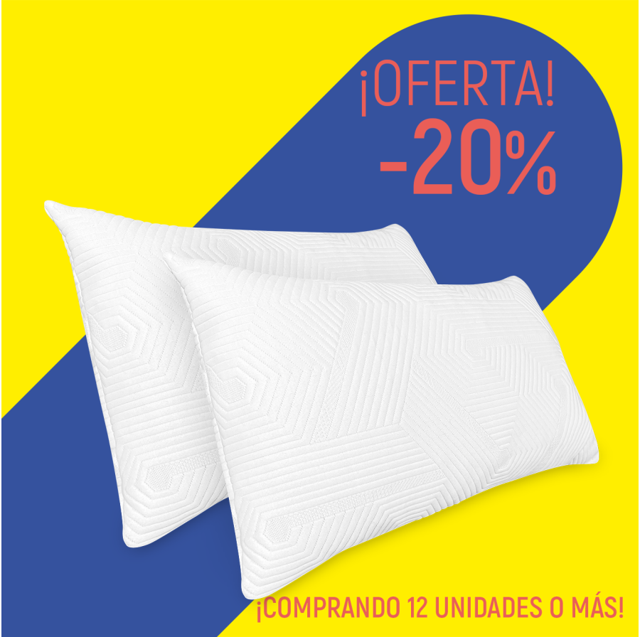 PACK ALMOHADAS VISCO COPOS